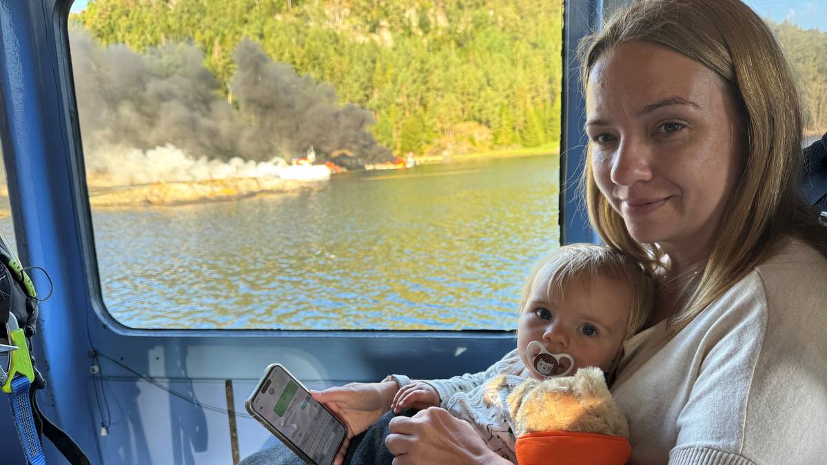 Opplevde branndrama i Kragerø: – Tok bare to minutter før det var overtent