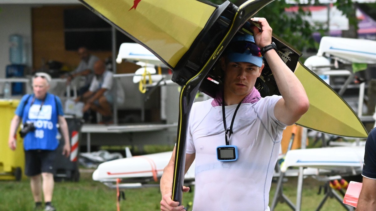 Juel med tredjeplass i singlesculler-debuten