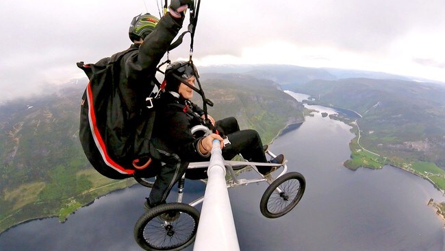 Paragliding med rullestol