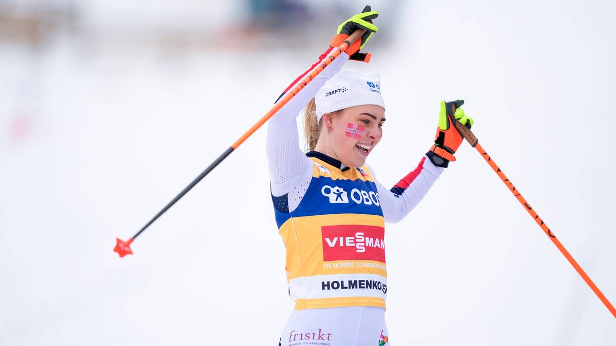 Ida Marie Hagen satte seiersrekord i Holmenkollen – elleve triumfer denne sesongen