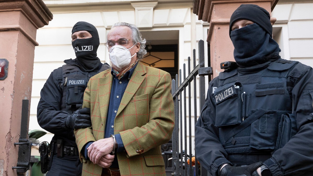 Tysk statskupp-sak i retten: Skulle styrte regjeringa og setje inn ein obskur tysk prins