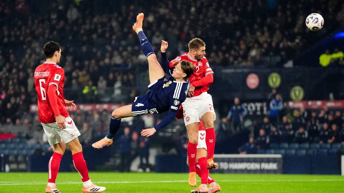 Skudd fra midtbanen og brassespark: Elleville scoringer sendte Skottland til VM