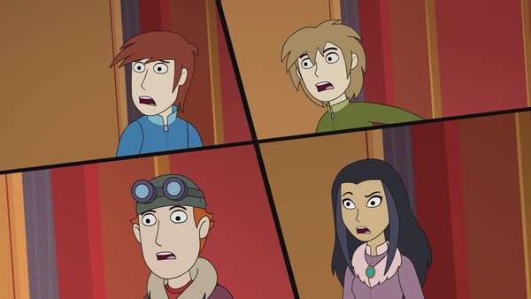 Sammen med kusinen Sara, er brødrene Kjell, Henrik og Endre beskyttere av de tapte hemmeligheter. Verdens skjebne ligger i deres hender. Australsk animasjon.