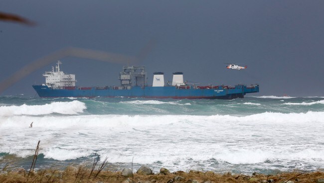 Lasteskipet «Tide Carrier» i trøbbel på Jæren