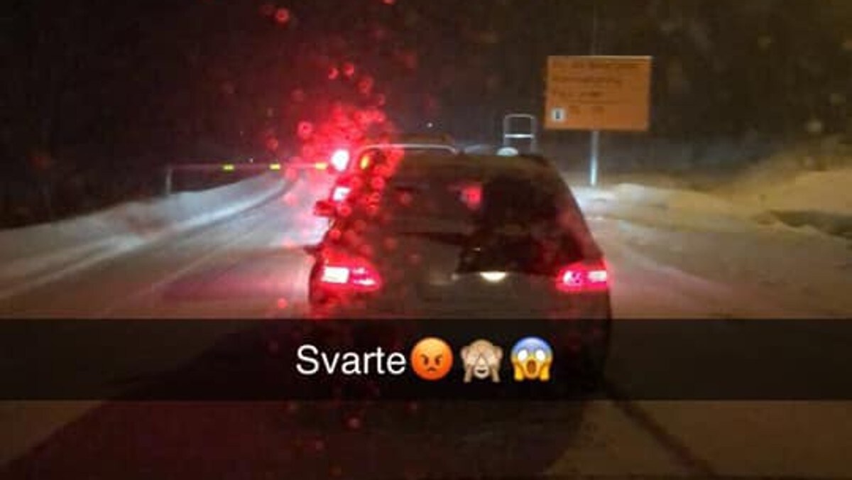 Ronny Vollan tok beina fatt da uvær stengte Beiarfjellet som han må over for å komme seg hjem fra jobb.