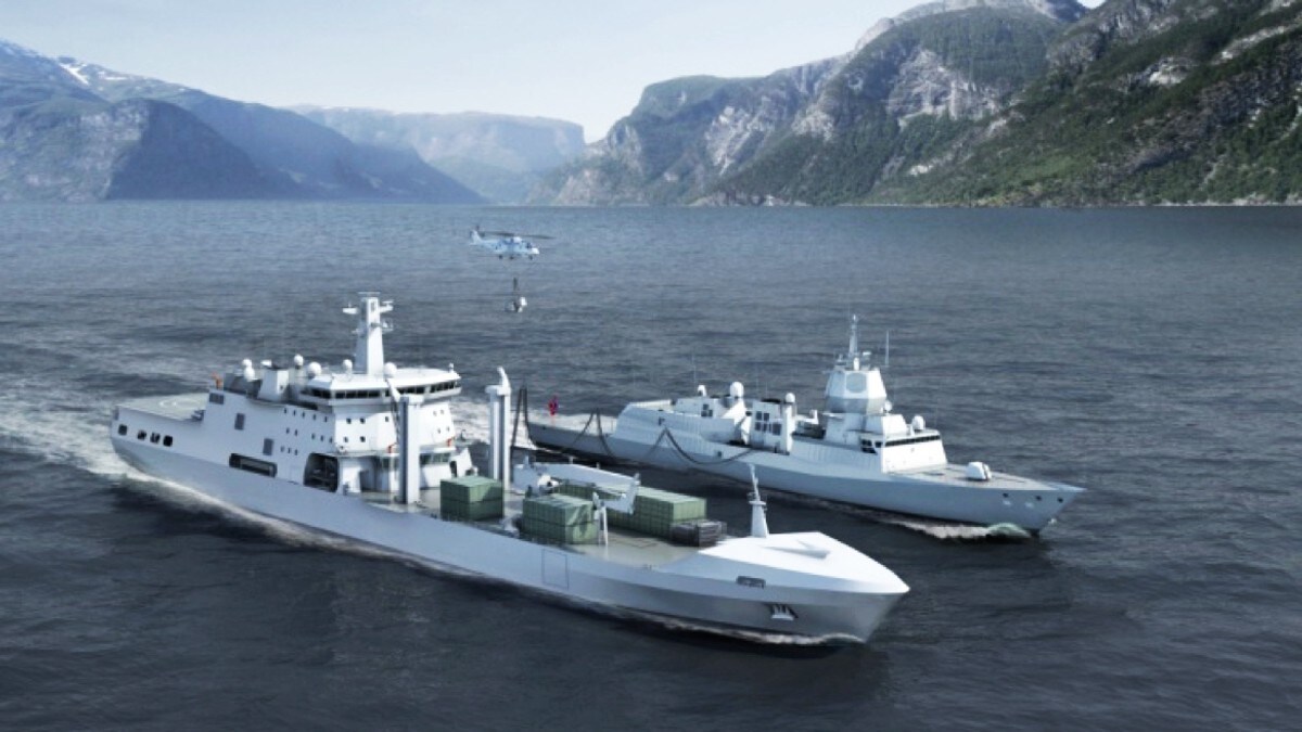 Dette blir Sjøforsvarets aller største skip NRK Hordaland Lokale