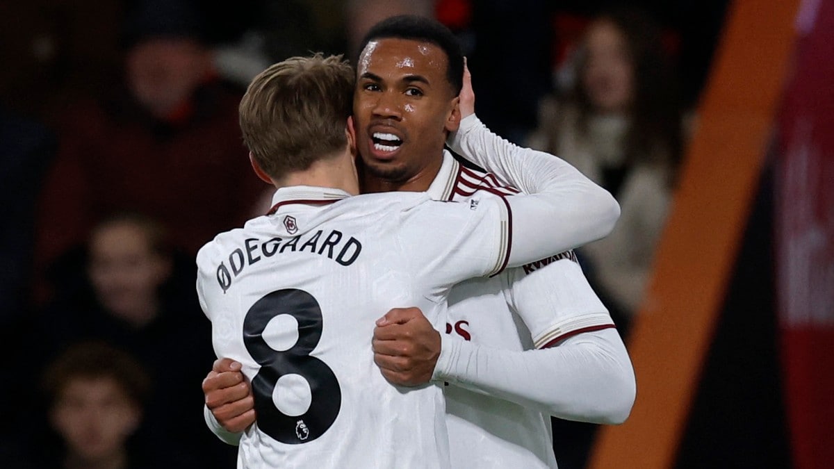 Arsenal vant til tross for kjempetabbe – Ødegaard med målgivende