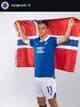 Skjermbilde fra Rangers' Instagram-konto Skjermbilde fra Rangers' Instagram-konto