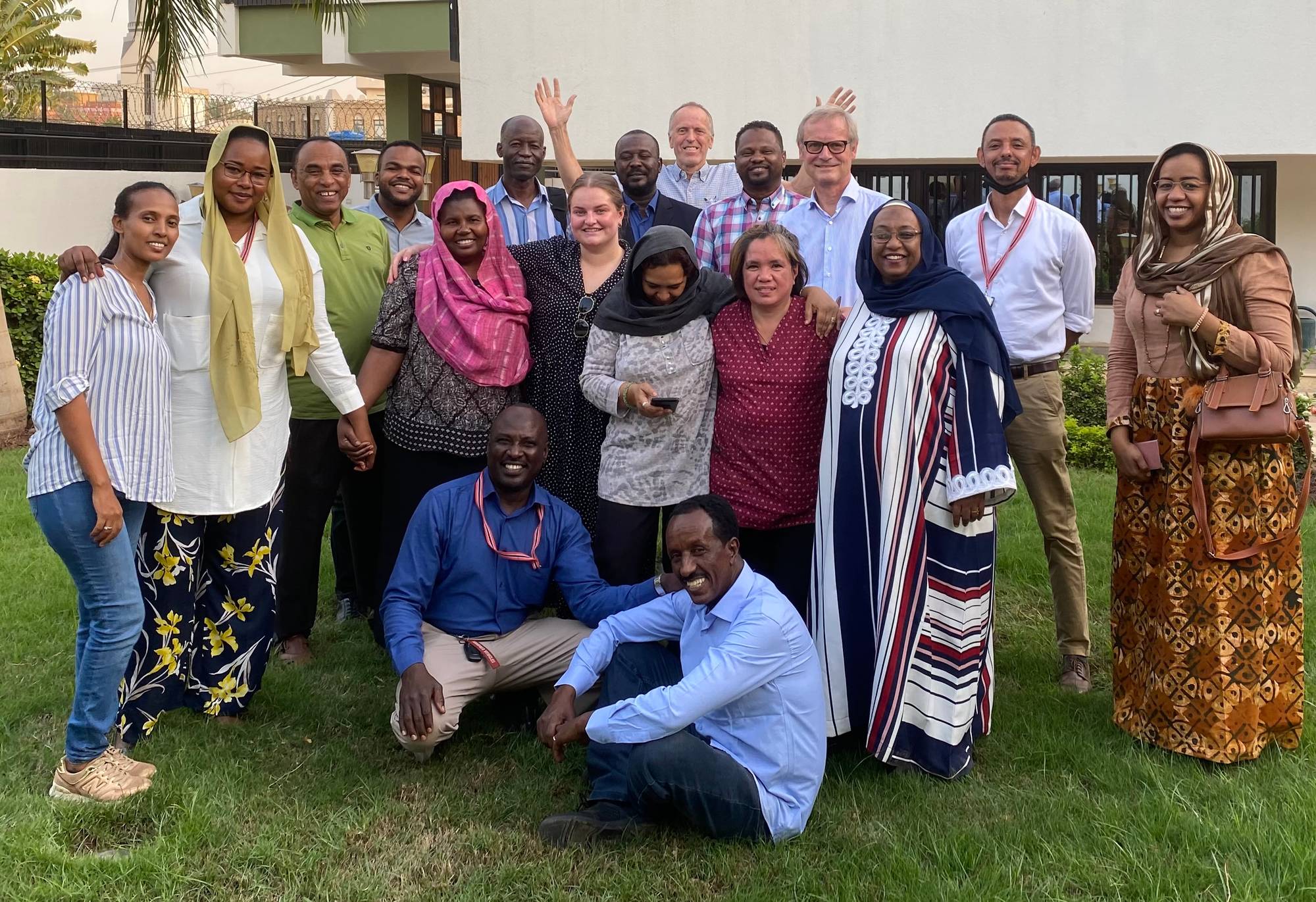 Ansatte ved Norges ambassade i Sudan
