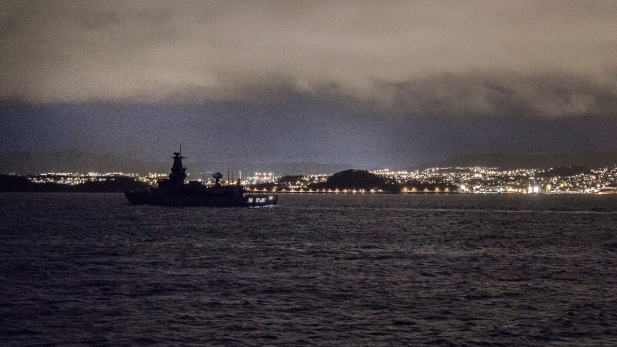 Plutselig dukket en fregatt opp i mørket: – Absolutt ikke kjekt å oppleve