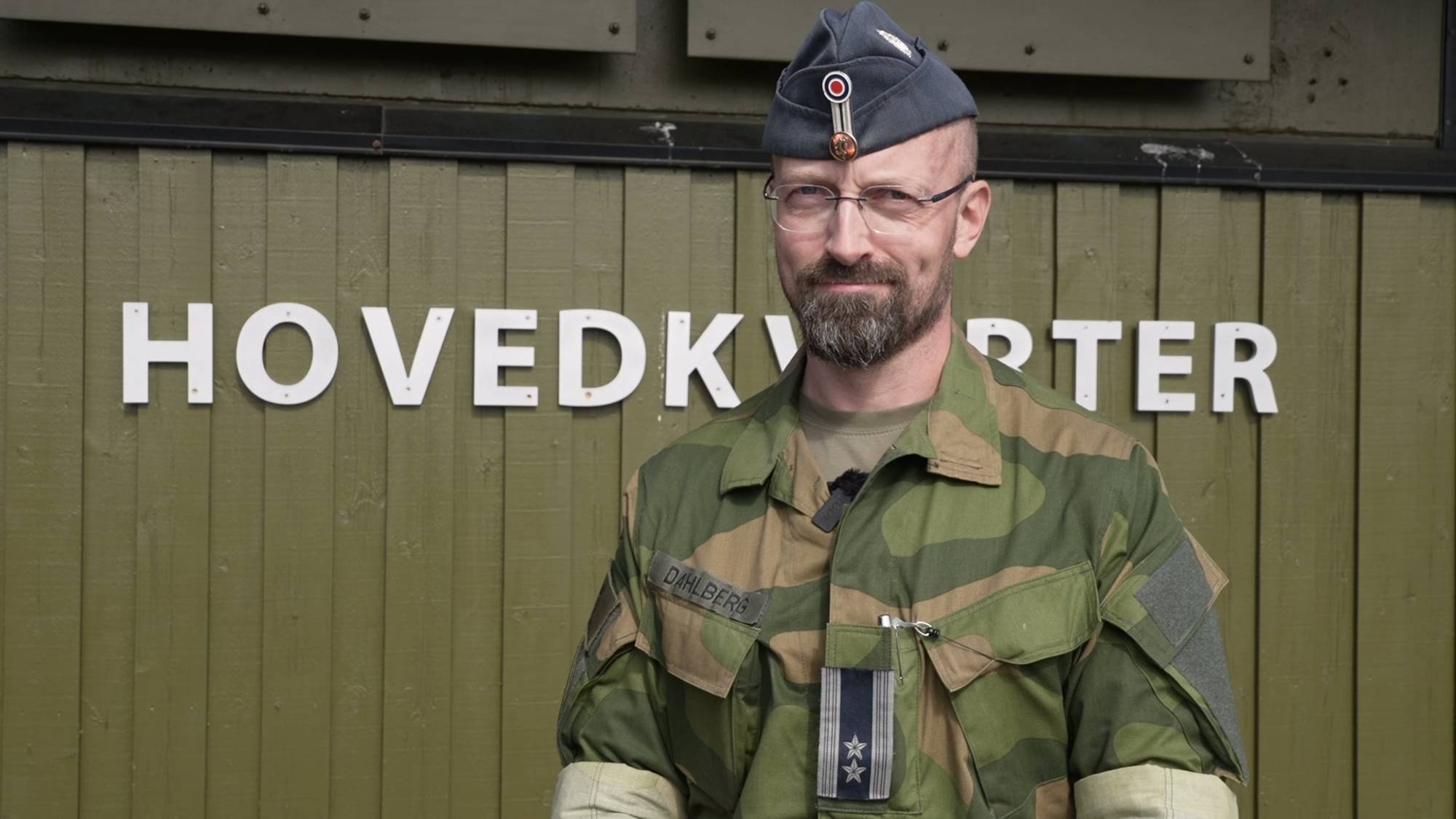 Stasjonssjef Øystein Dahlberg på Andøya flystasjon