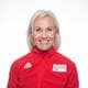 Heiko Junge / NTB Personen står med en nøytral bakgrunn iført en rød jakke med teksten "Norge" og olympiske ringer. Det er en utydelig ansiktspresentasjon. Personen har lengre, lyst hår. (Bildebeskrivelsen er laget av en KI-tjeneste)