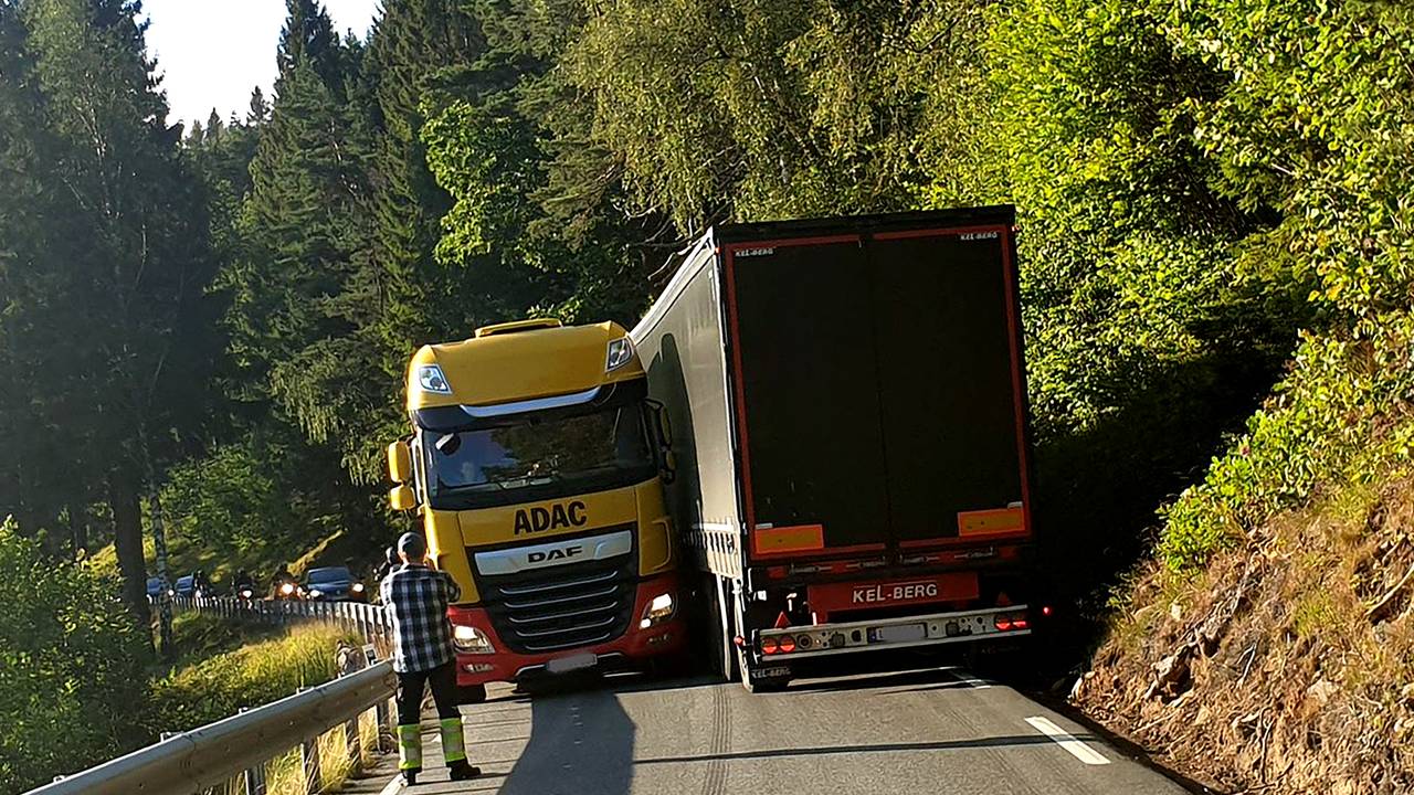 Trafikkork på Bjotveit