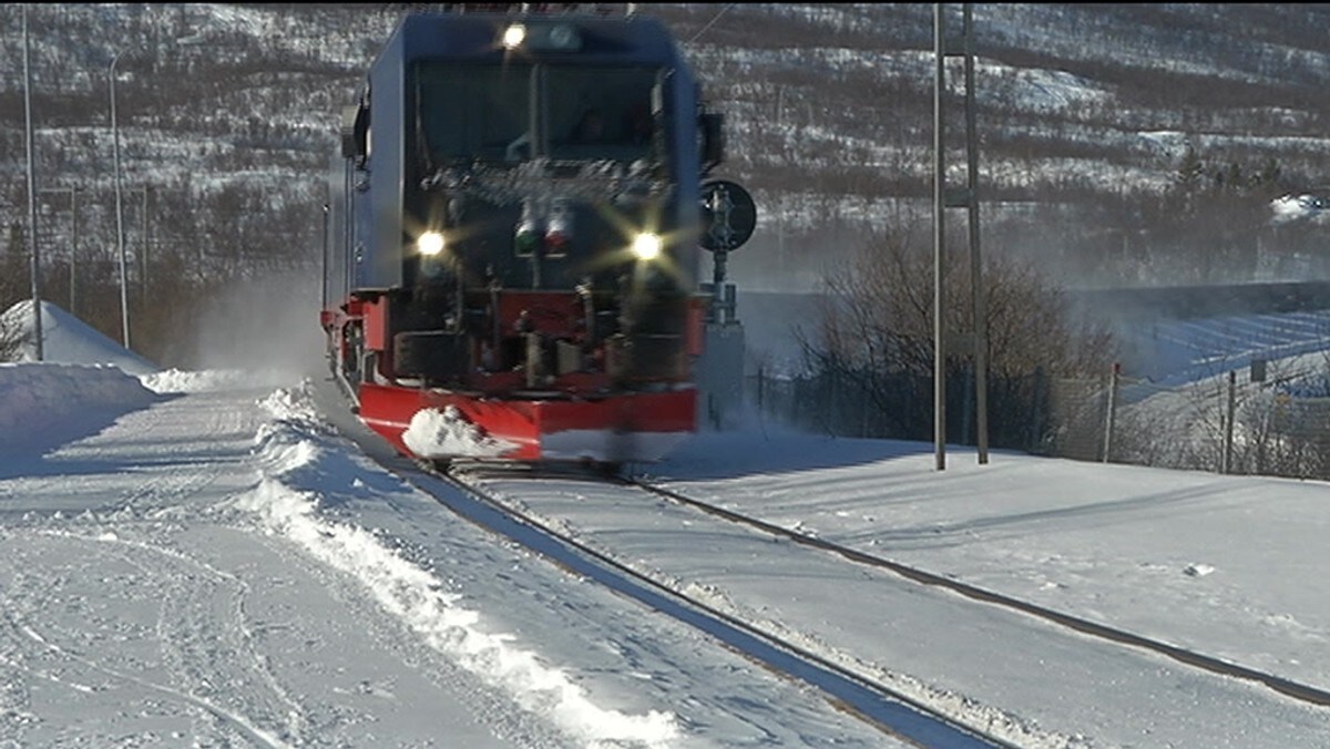 Ekstrem kulde stopper tog mellom Kiruna og Luleå