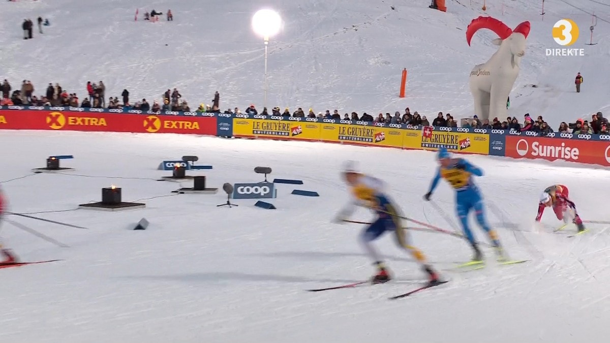 Klæbo røk sensasjonelt ut av sprinten i kvartfinalen – så ble Skistad diskvalifisert