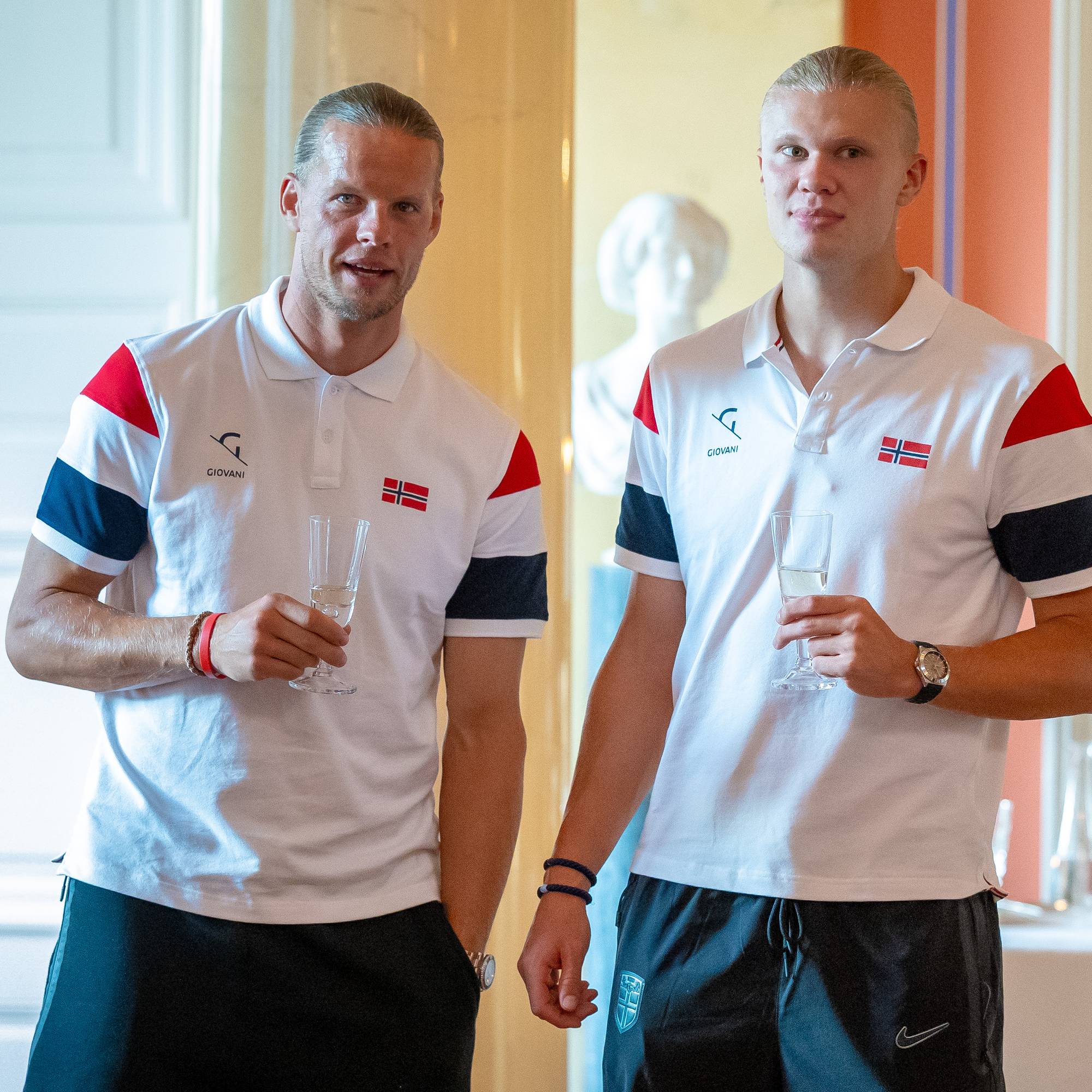Ørjan Håskjold Nyland og Erling Braut Haaland