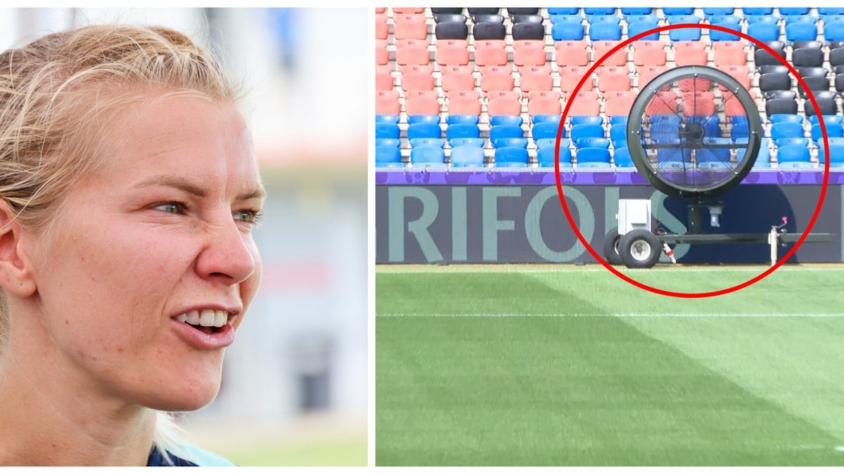 Store vifter på EM-stadion: For gresset, ikke spillerne
