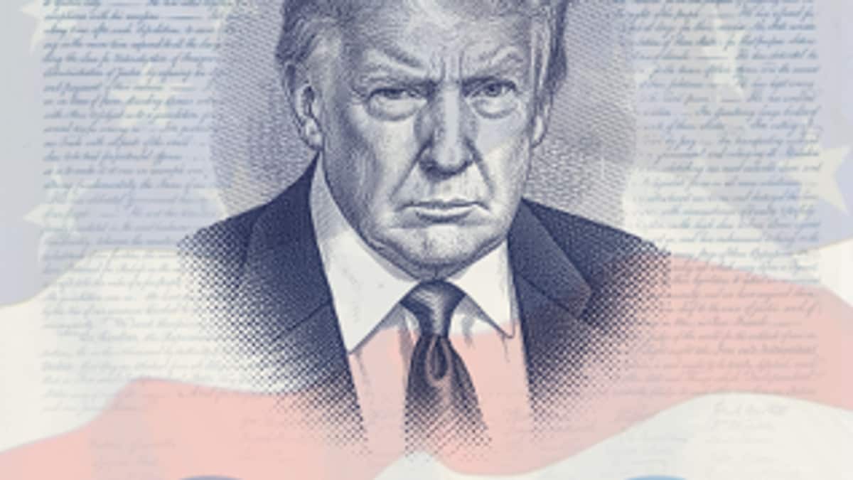 Bilde av Trump i nye pass