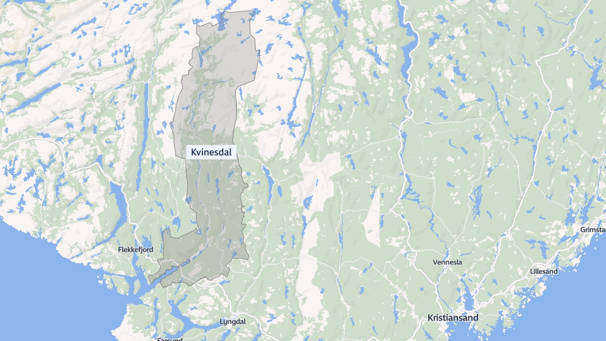 Væpnet politiaksjon i Kvinesdal – ber folk holde seg unna