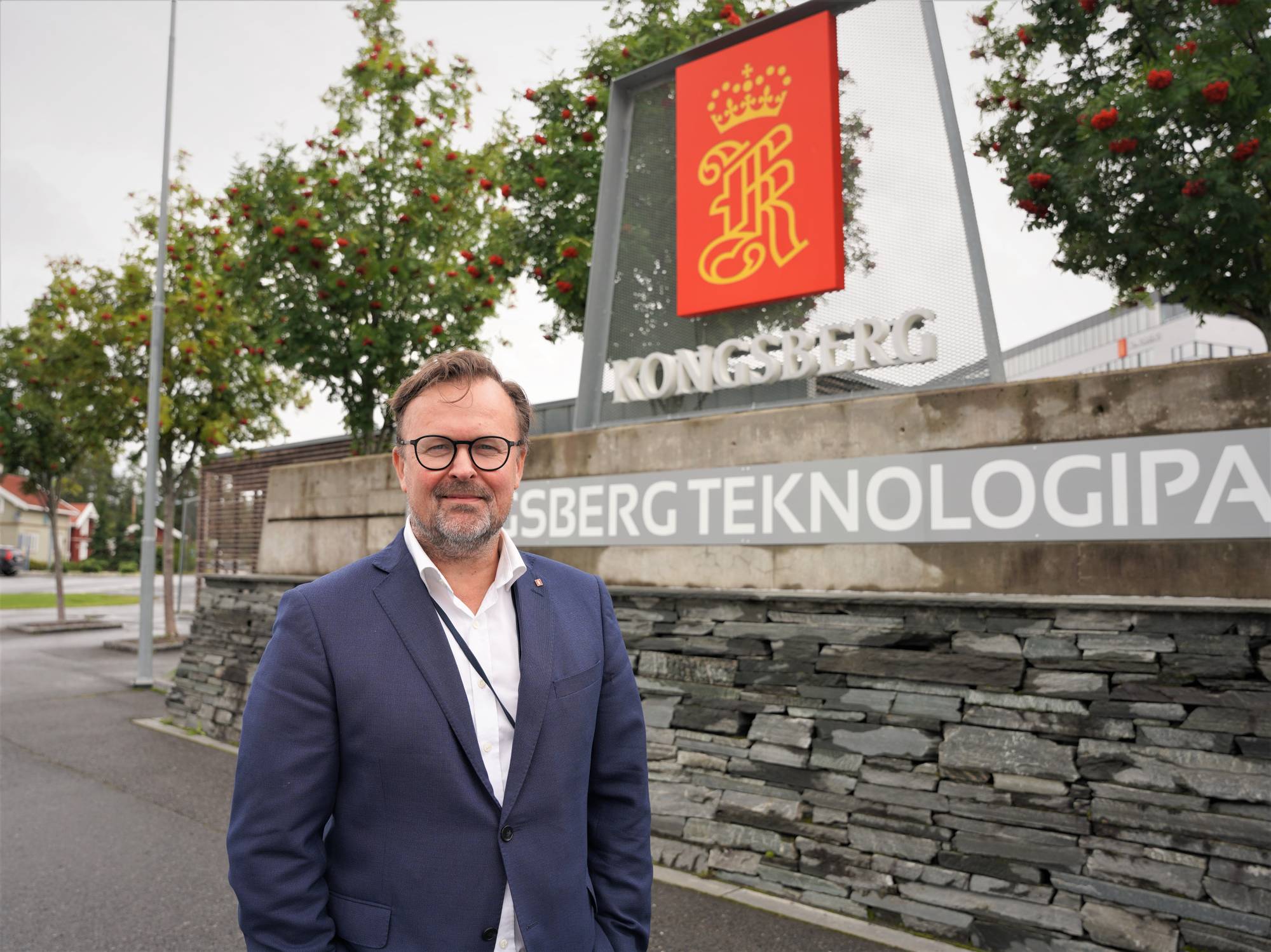 Ronny Lie, kommunikasjonssjef i Kongsberg Gruppen