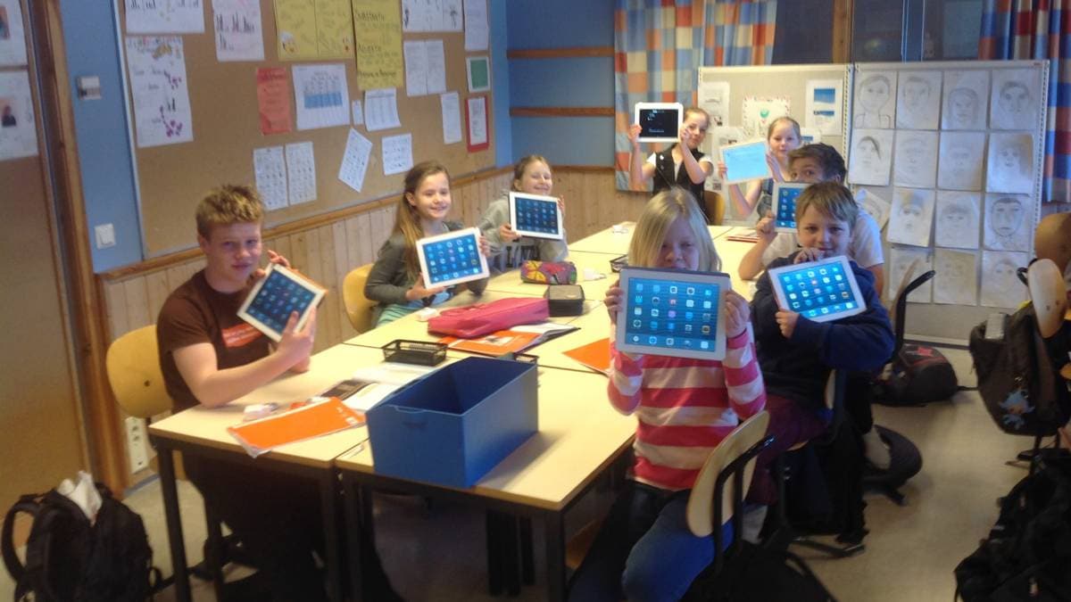 Då alle barna skulle få skjerm