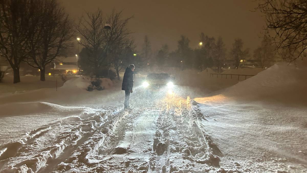 Vanskelige kjøreforhold i Midt-Norge: – Ta deg god tid