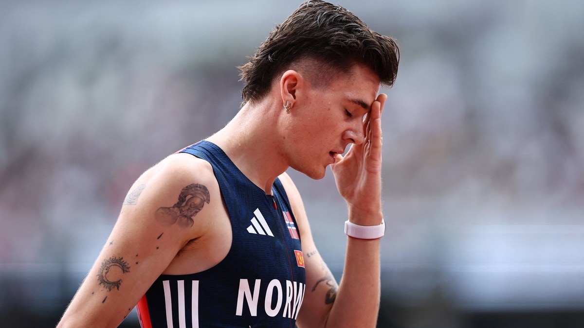 Jakob Ingebrigtsen ute av VM: Akillesskade stoppet 1500m