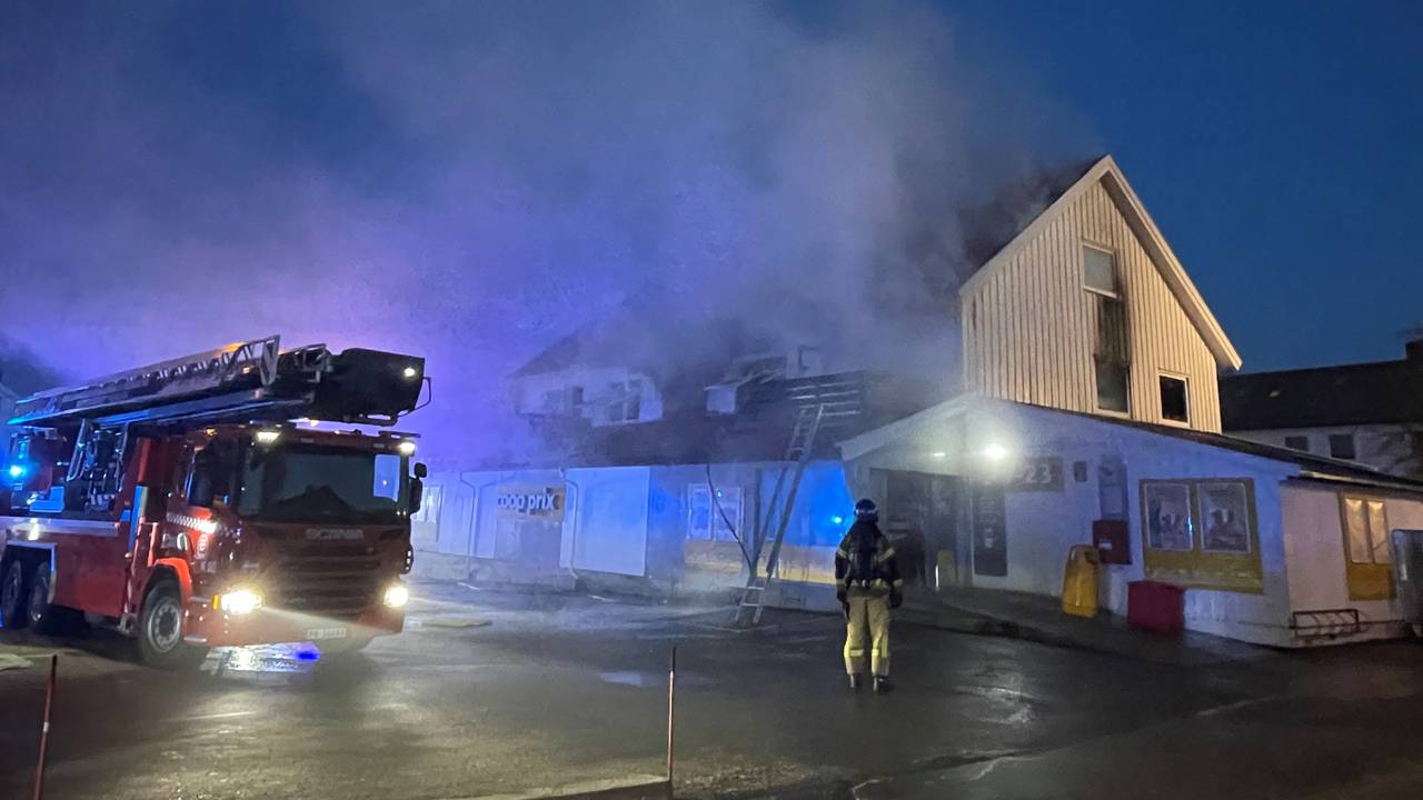 Brann på Lund i Kristiansand