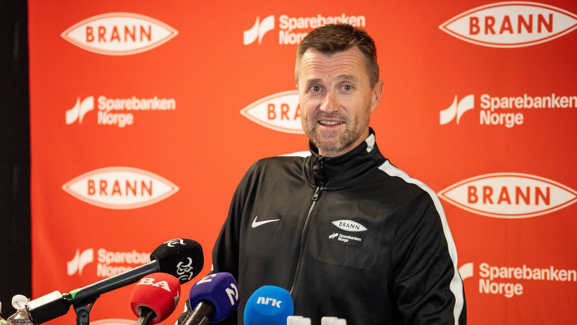 Eirik Horneland ny trener i Brann. Pressekonferanse på Brann stadion