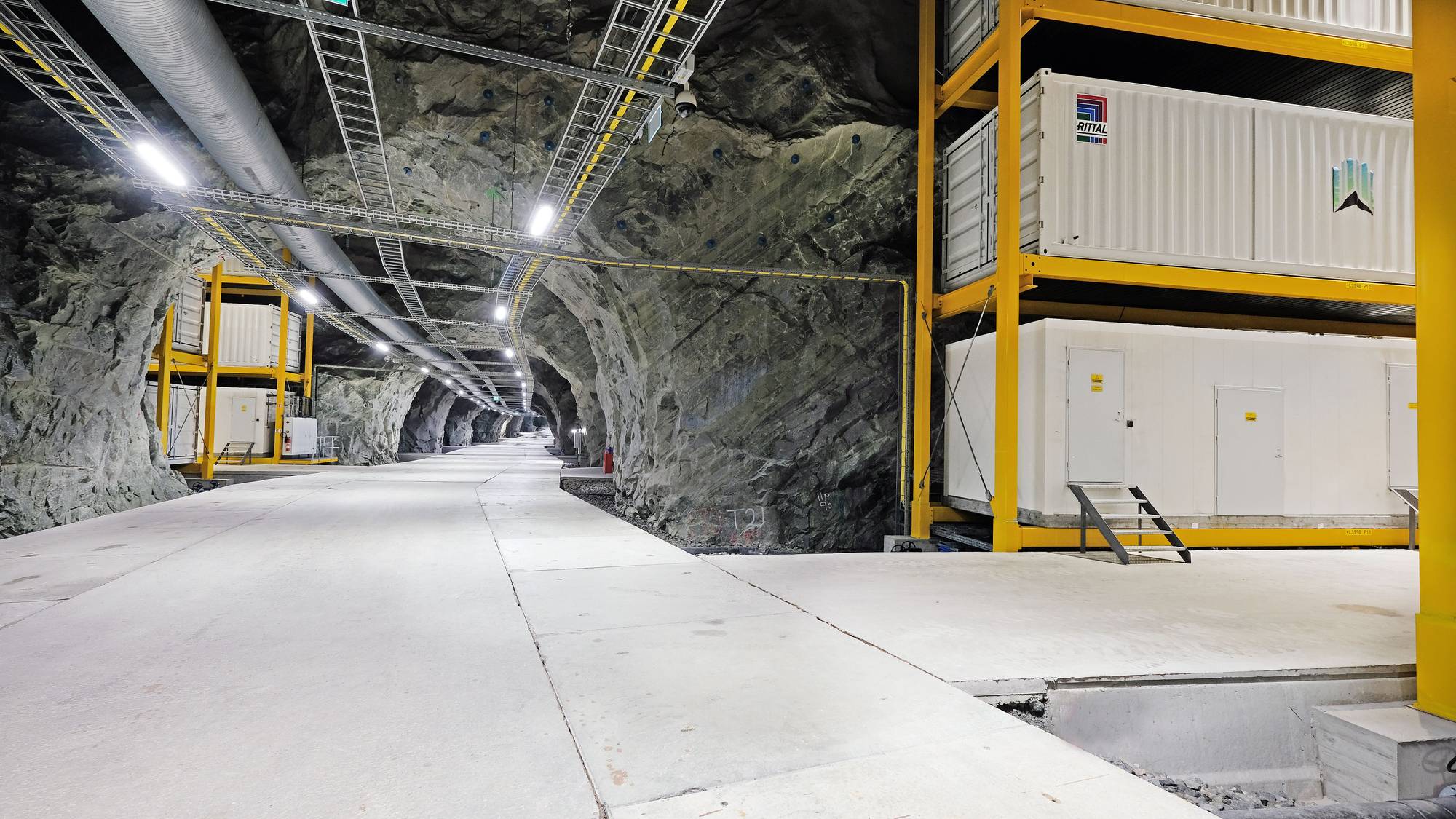 Gruvegangane i Lefdal Mine Datacenter