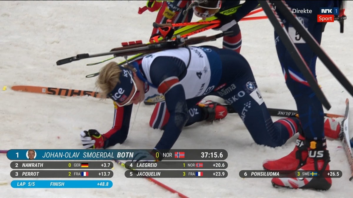 Her kaster Botn opp etter målgang: – Han så stjerner