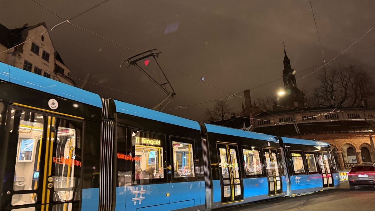 Strømstans for trikken i Oslo - alle linjer gjennom sentrum står