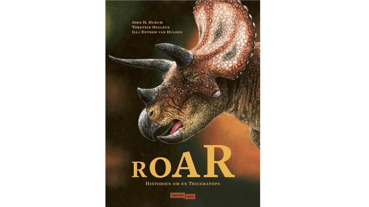 Omslag til boka 'Roar' av Jørn H. Hurum, Torstein Helleve og Esther van Hulsen