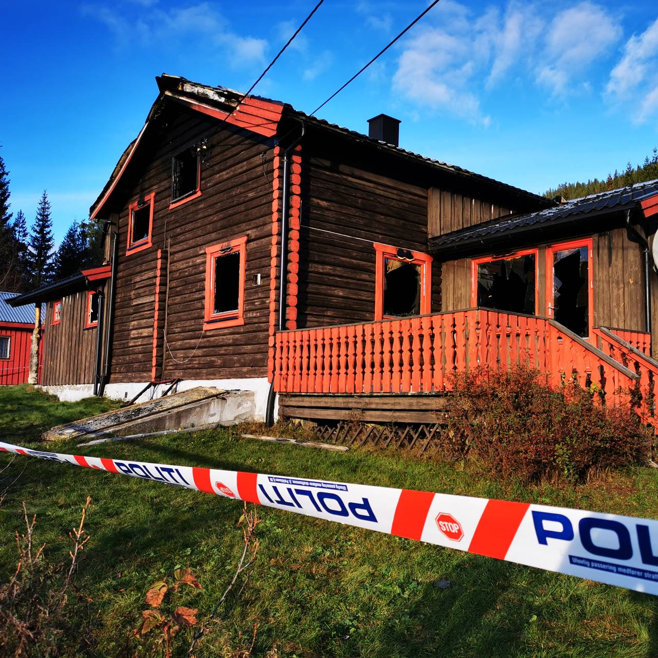 BRANNSKADD HUS RENDALEN FRA 12.10.21;