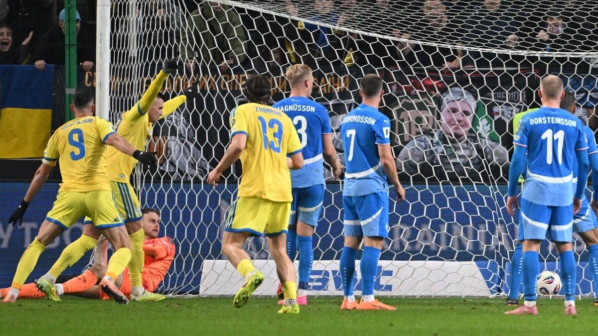 VM-drømmen knust for Island – Ukraina knep playoffplassen