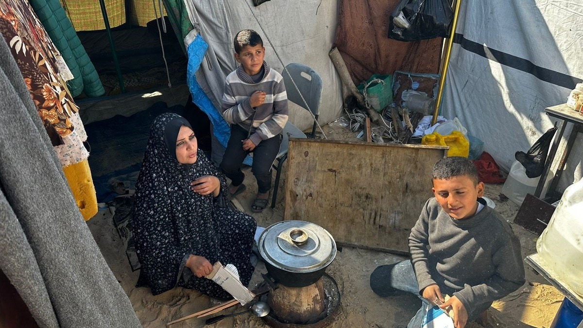Livredde familier i Rafah: – Hvor skal vi dra?