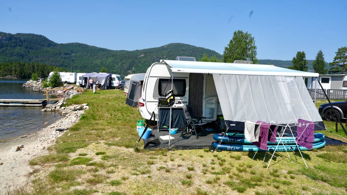 Mange gjester på campingplassene i sommer