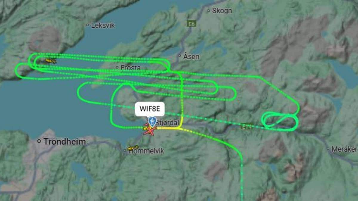 Fly landet på Værnes etter problemer med landingshjul