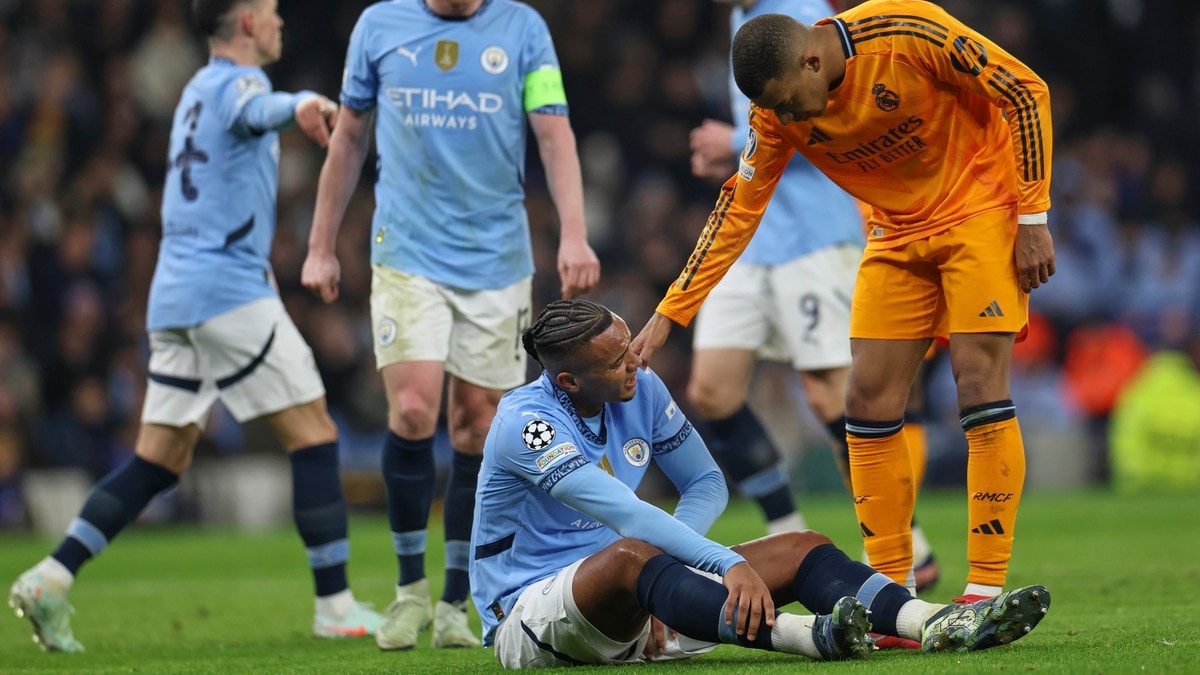 Kjempesmell for Manchester City – midtstopper må opereres