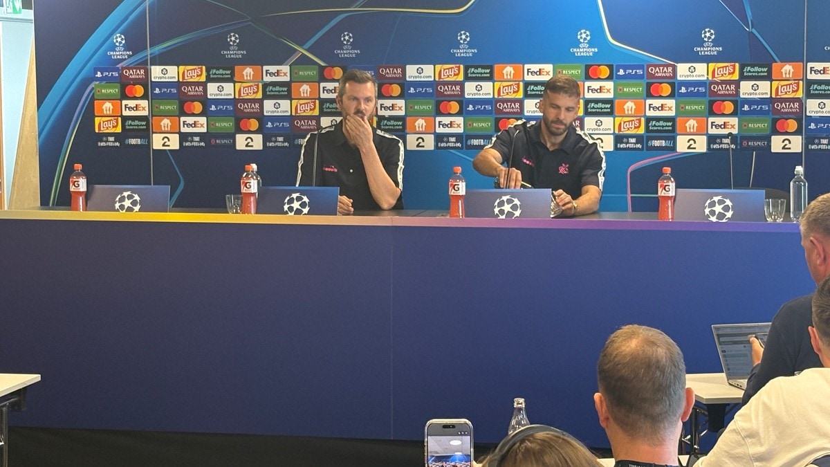 Sjå Vikings pressekonferanse før møtet med Dinamo Zagreb