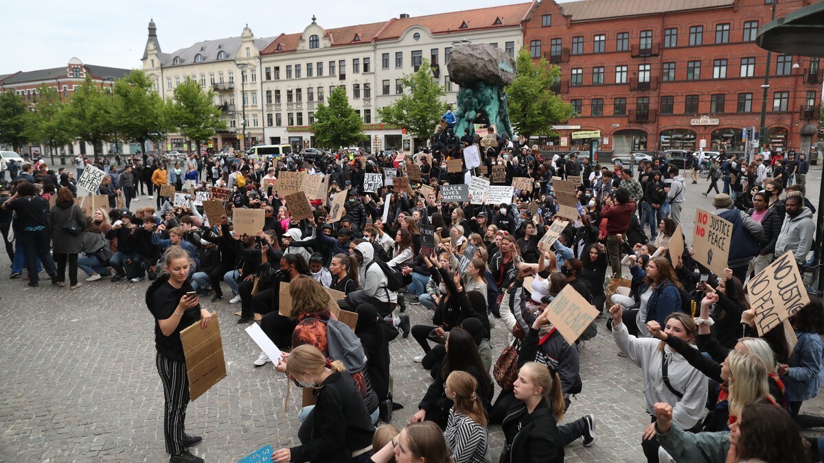 1000 i rasisme-protest i Malmö