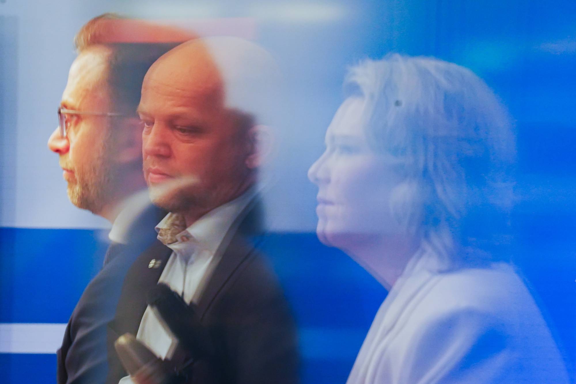 Politikere i en studio