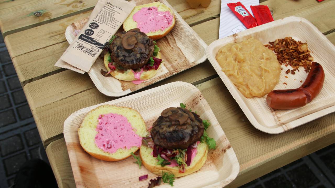 Burger på Kutoppen i Dyreparken.