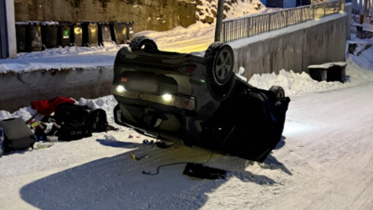 Havnet opp-ned i Narvik