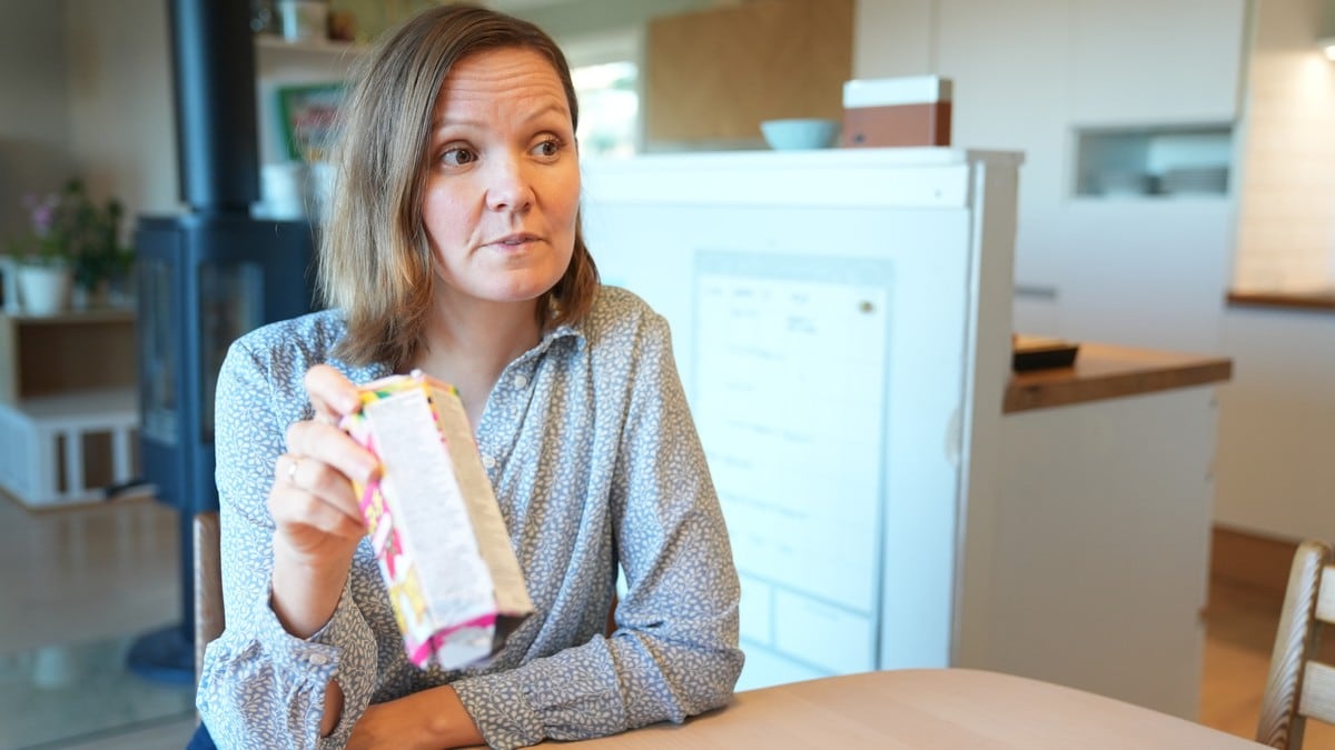 Maja leste tilfeldigvis bakpå pakken: – All kjeks gikk i søpla