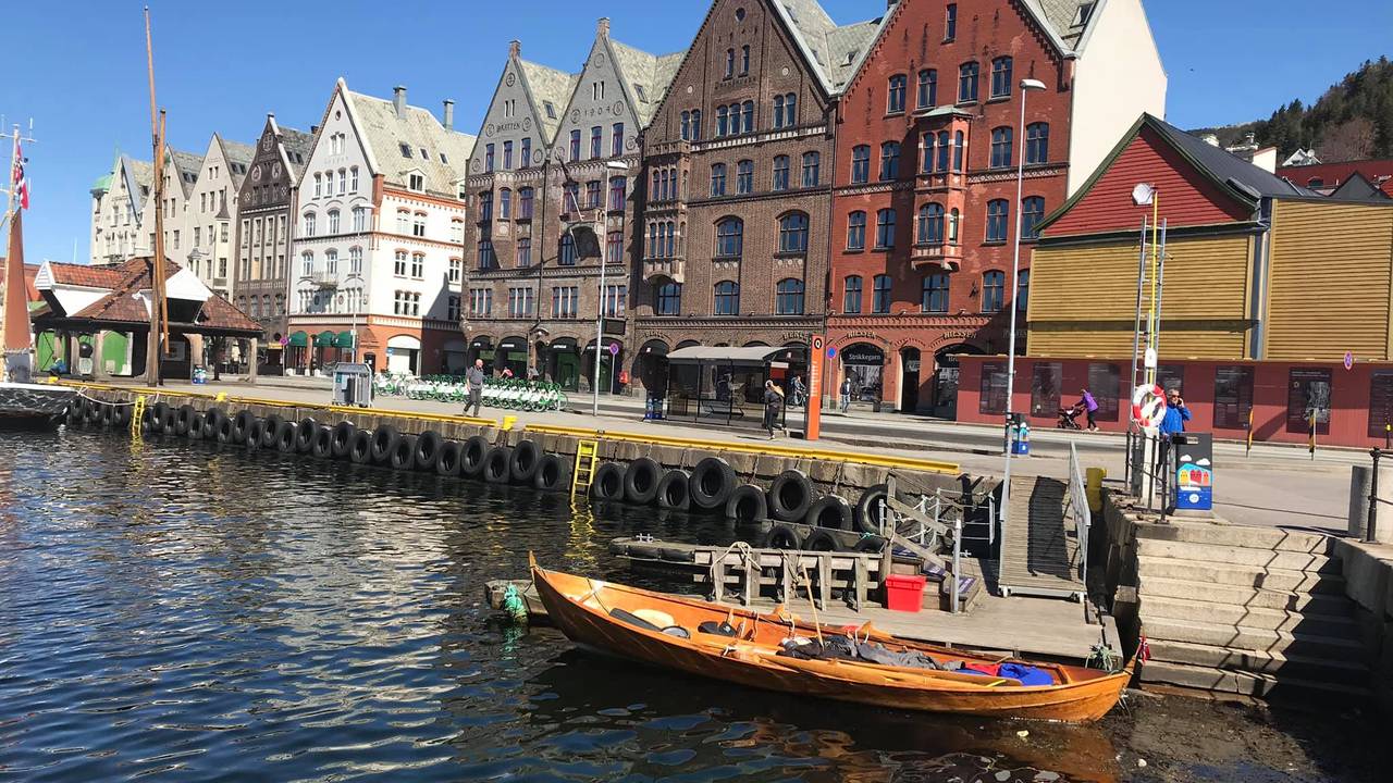 Her i Bergen.