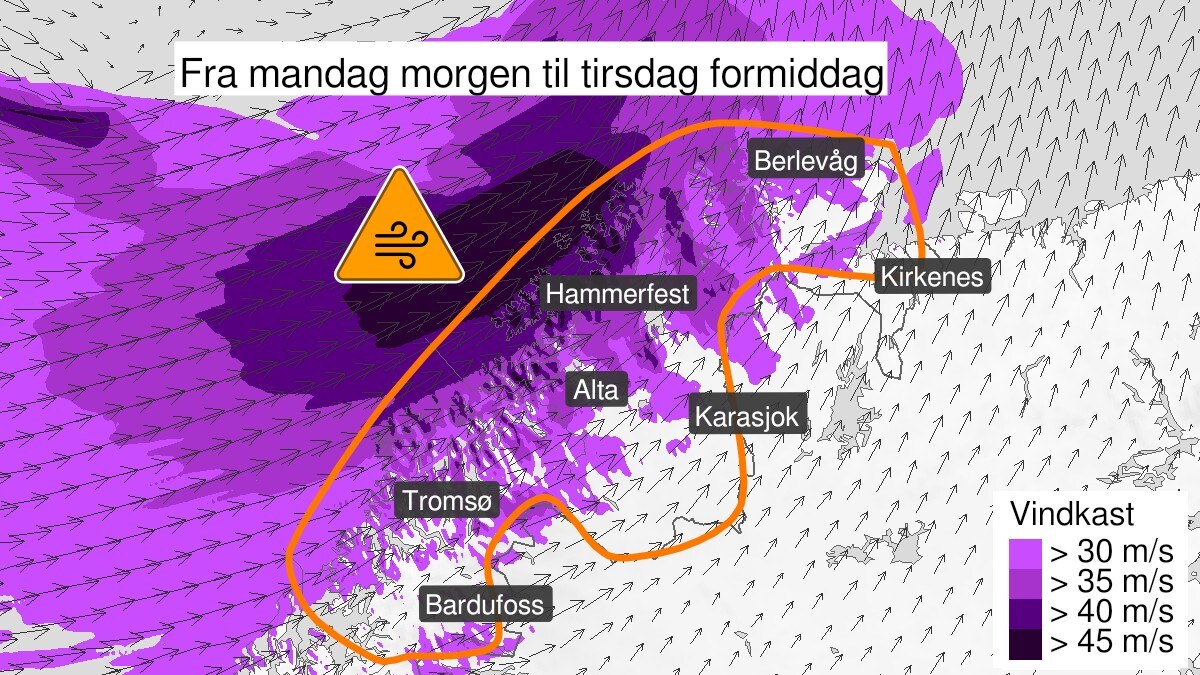 Nord-Norge: Storm, orkan og 14 meter høye bølger
