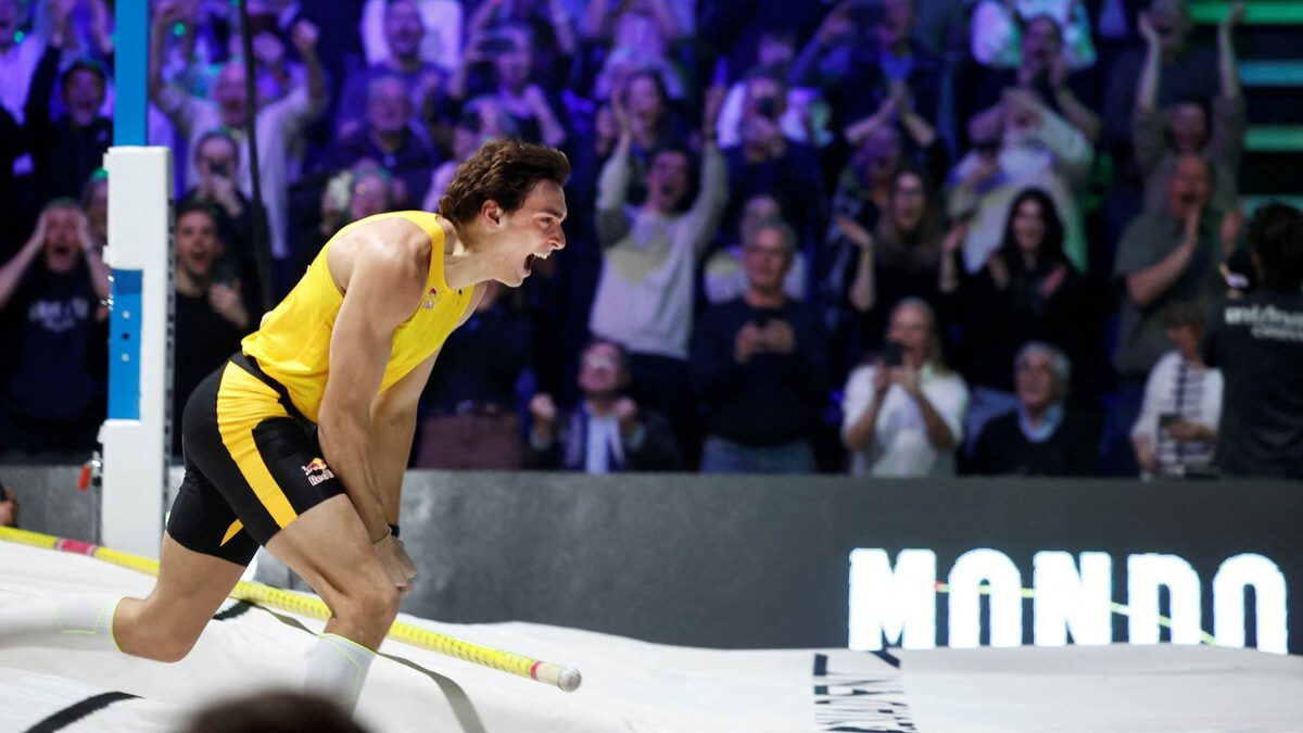Duplantis slo egen verdensrekord - igjen
