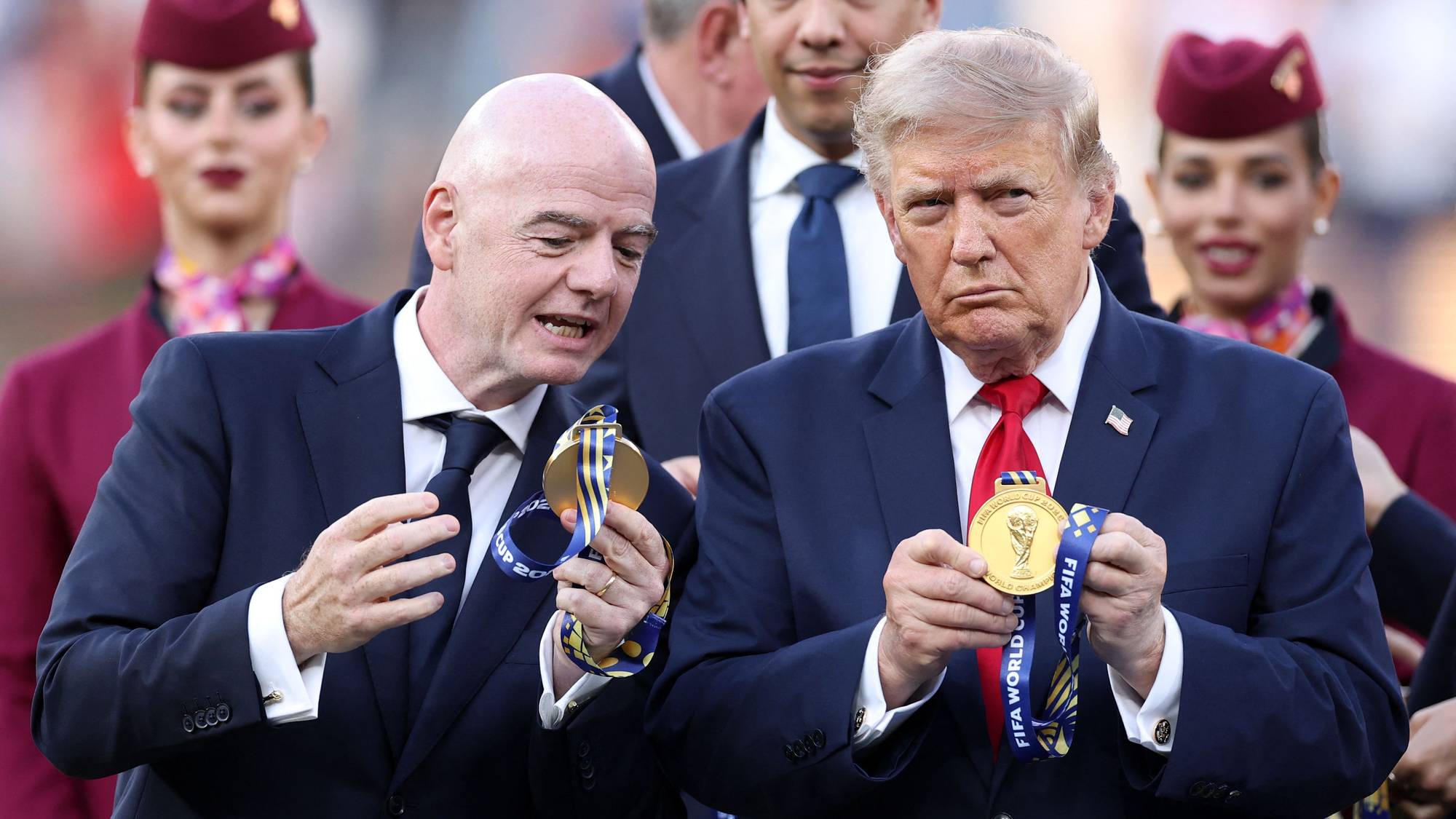 Infantino og Trump