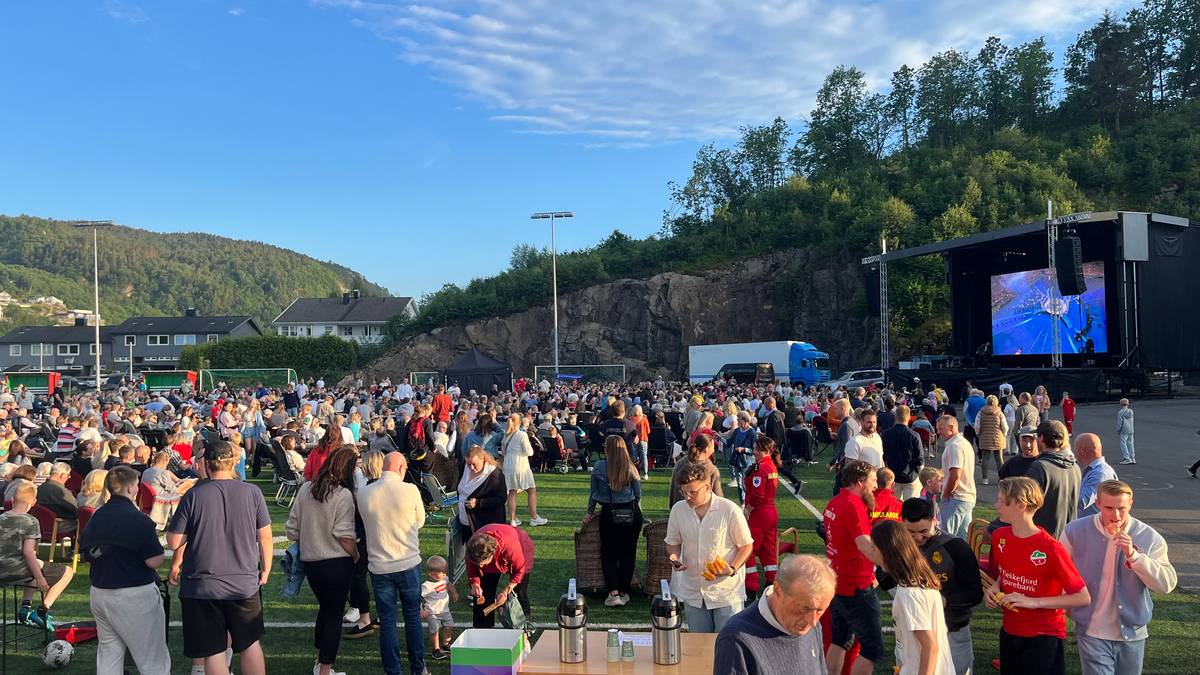 Rundt 3000 på fest i Lyngdal.